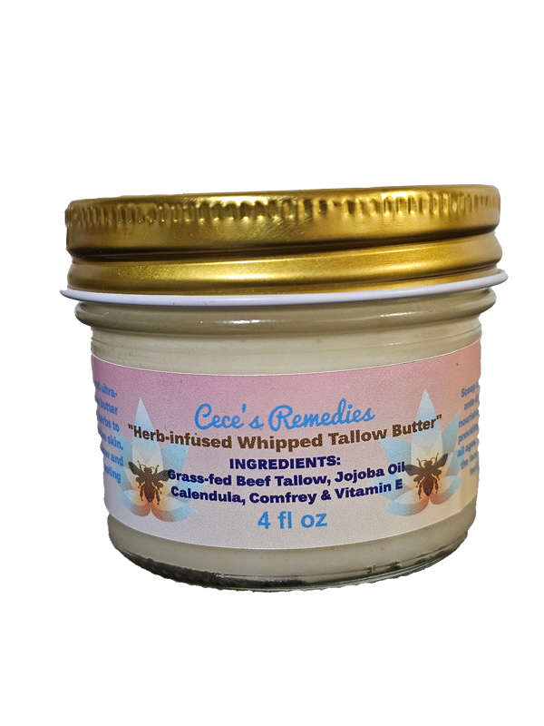 Herb Infused Whipped Tallow Butter