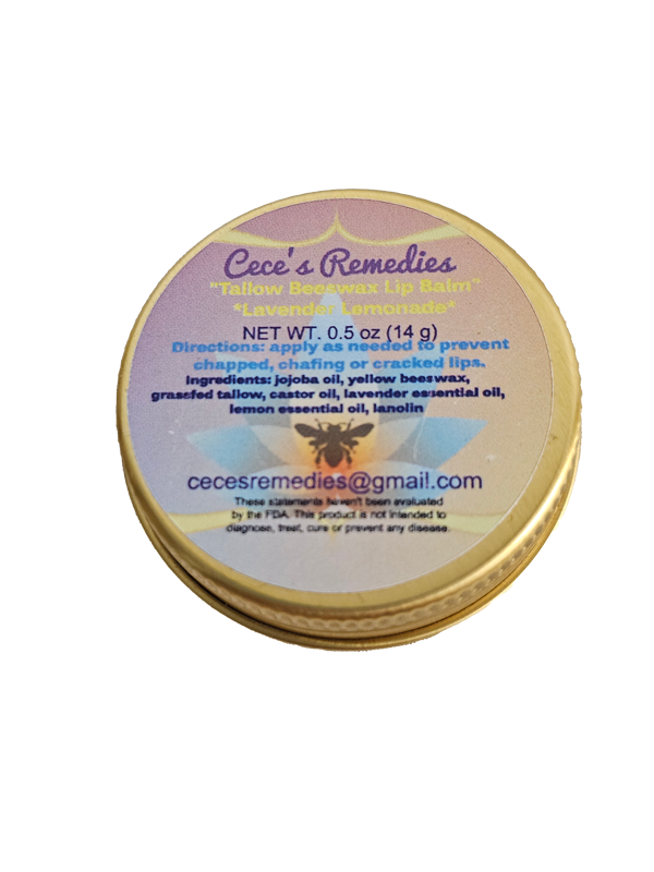 Tallow Beeswax Lip Balm